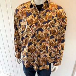 Men's Tommy Hilfiger Vintage Graphic Button Down Shirt